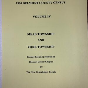 1900 Census Vol. IV - York & Mead Townships