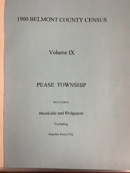 1900 Census Vol. IX - Pease Township including Brookside & Bridgeport