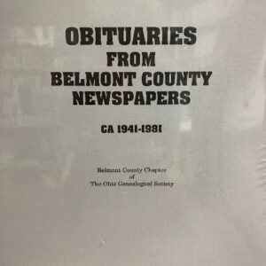 Obituaries V-I from Belmont County Newspapers - 1941-1981